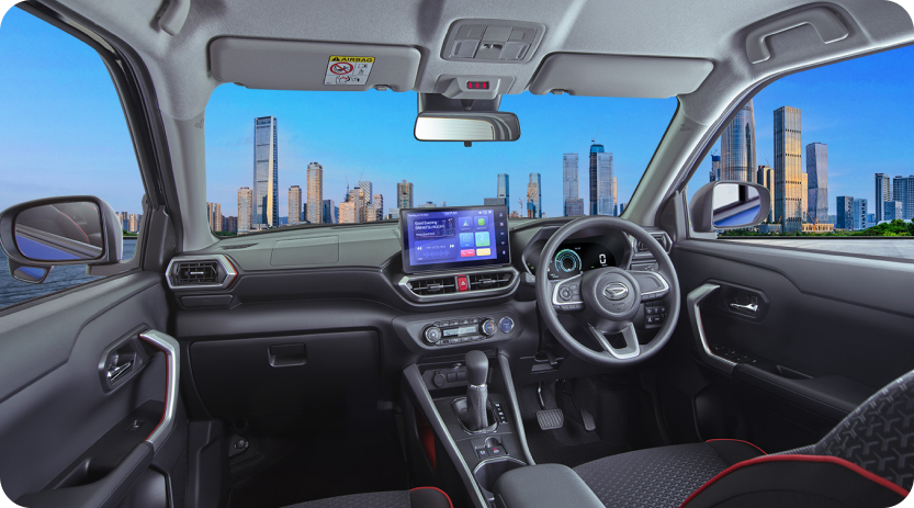A modern cockpit for everyday driving.